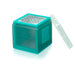 Microplane 3-in-1 Cube Grater with Fine, Ribbon, and Coarase Blades, Aqua