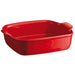 Emile Henry Square Baking Dish Ultime, 11-Inch, Red