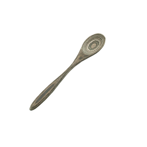 Island Bamboo 8-Inch Pakkawood Mini Spoon, Black