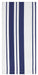 MU Kitchen Cotton Stripe Dish Cloth, 13 by 13-Inches, Set of 2, Ink Blue