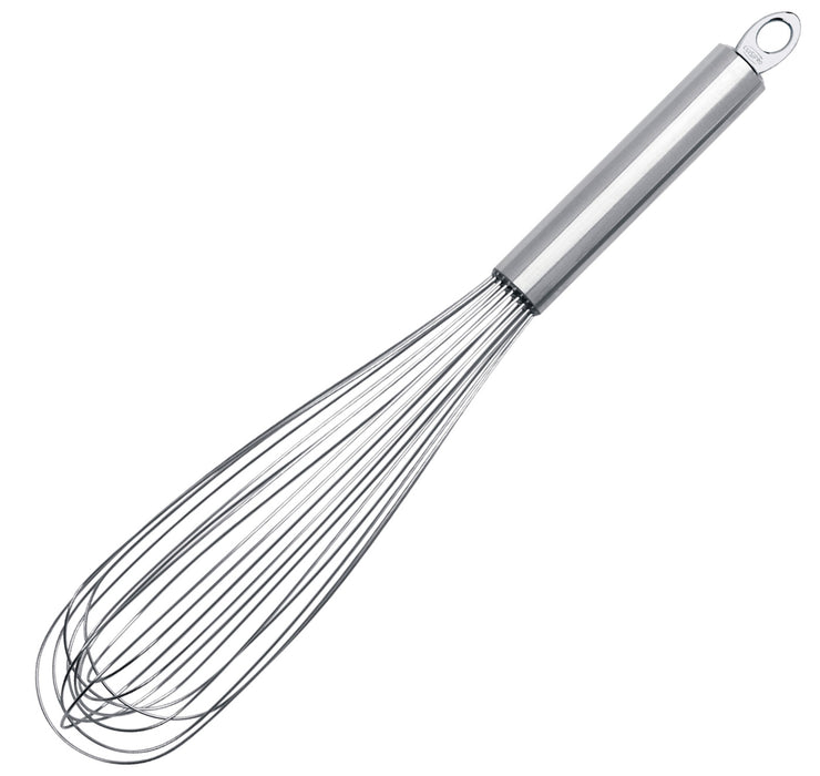 Cuisipro Solid Handle 10 Inch Egg Whisk, Stainless Steel