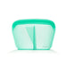 Cuisipro Pack-It Silicone Reusable Stand Up Storage Bag w/Divider, 1300ml/44 oz, Green