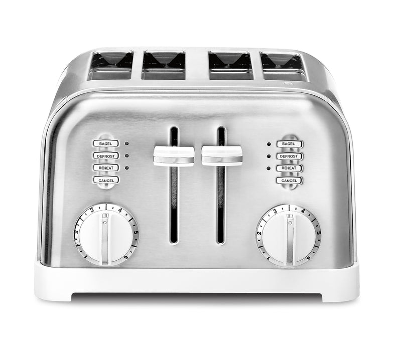 Cuisinart 4-Slice Metal Classic Toaster, White