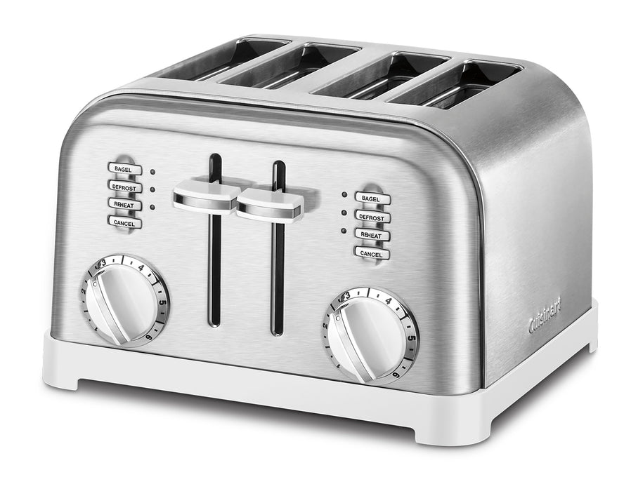 Cuisinart 4-Slice Metal Classic Toaster, White