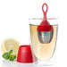 Ad Hoc Floatea Floating Tea Infuser with Stand, Red