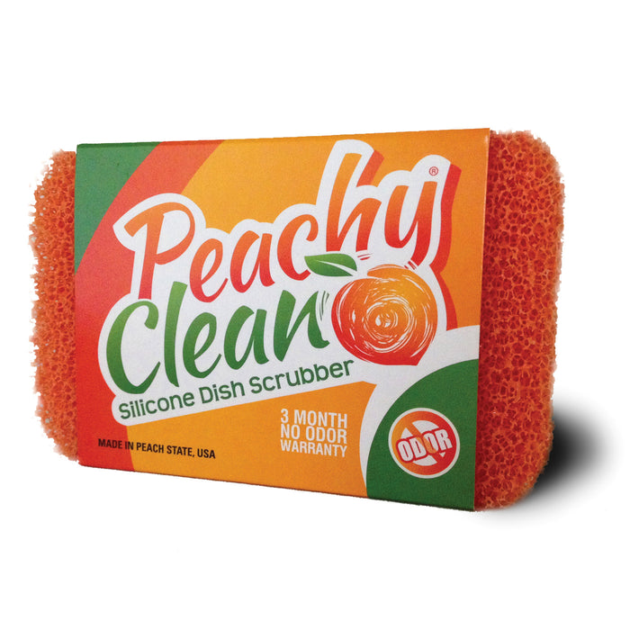 Peachy Clean Silicone Dish Scrubber Sponge