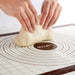 Lekue Non-Stick Silicone Pastry Mat with Measurement Markings, 24 x 16 Inches, Black