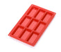 Lekue Silicone 9 Cavity Financier Baking Mold, Red