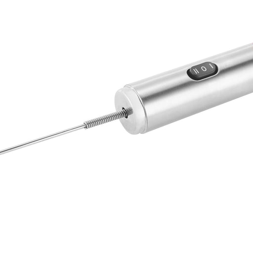 Rosle Stainless Steel Dual Speed Frother with Round Handle, 10.5-Inch