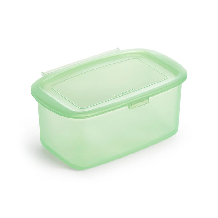 Lekue Reusable Silicone Food Storage Box, 1-Quart