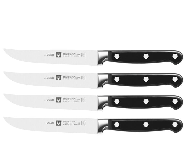 Zwilling J.A. Henckels Professional S 4-Pc Steak Knife Set