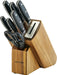 Anolon AlwaysSharp 8 Piece Japanese Steel Knife Block Set with Built-In Sharpener