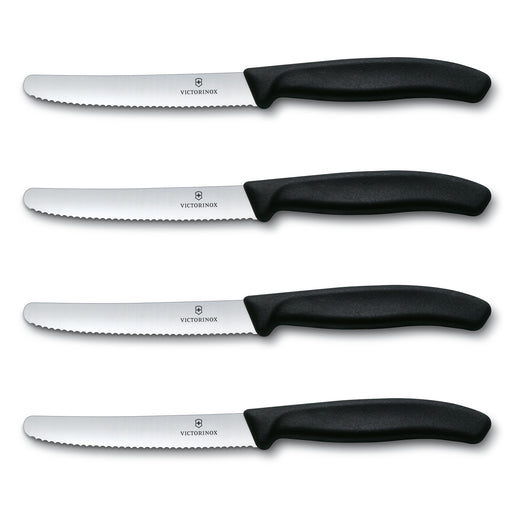 Victorinox Swiss Classic 4.5" Serrated Steak Knife Set, Round Tip
