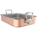 Mauviel M'150s Copper Tri-Ply Roasting Pan with Rack
