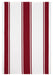 MU Kitchen Classic Cotton Stripe Towel, 20 x 30 Inch, Cabernet
