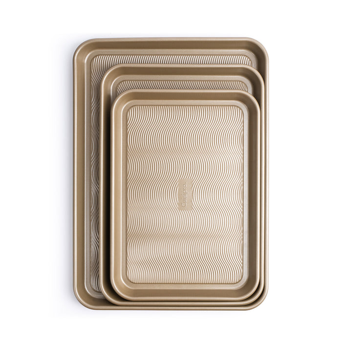 Cuisipro 15.5 x 10.5-Inch Rectangular Steel Nonstick Baking Sheet Pan