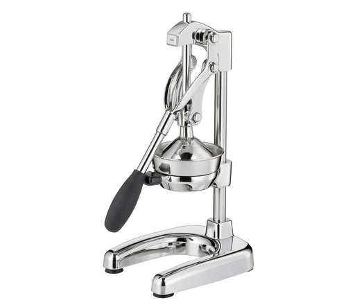 Cilio Amalfi Commercial Grade Manual Citrus Juicer, Extractor, and Juice Press, Silver Polished