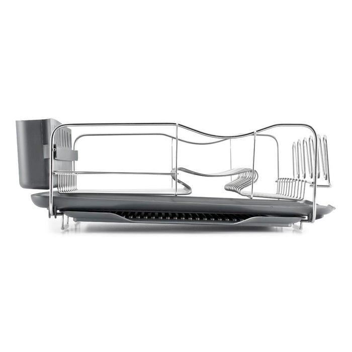 Polder Advantage 4 Piece Dish Rack With Slide Out Drain Tray