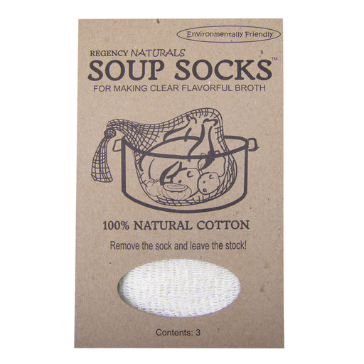 Regency Natural Soup Socks for Making Soup Stock, Set of 3