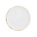 D&V Salt Serena Coupe Plate, 6.5-Inch, Set of 4, White