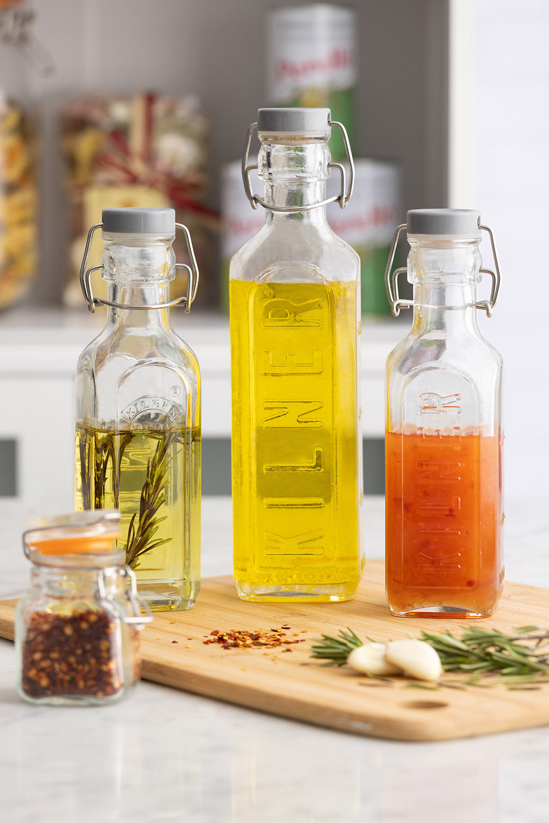 Kilner Swing Top Glass Bottle, 20 Ounce