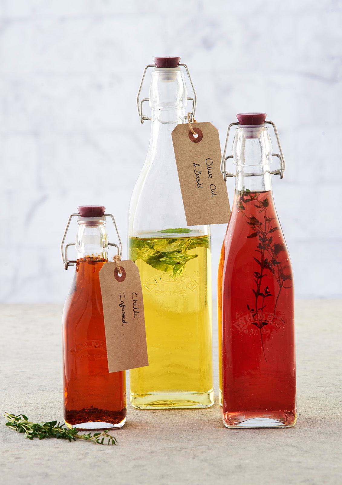 Kilner Swing Top Glass Bottle, 20 Ounce
