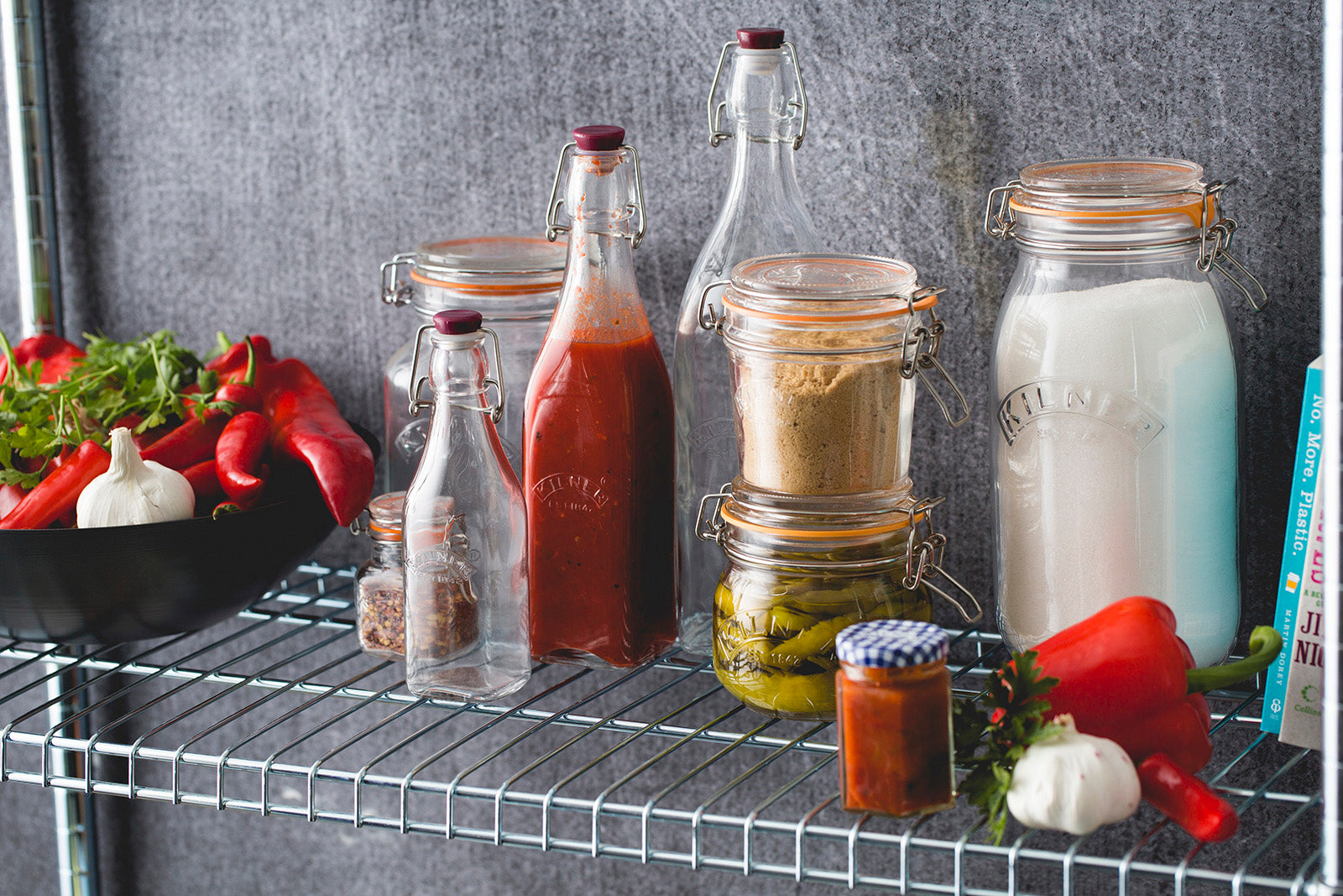 Kilner Swing Top Glass Bottle, 34 Ounce