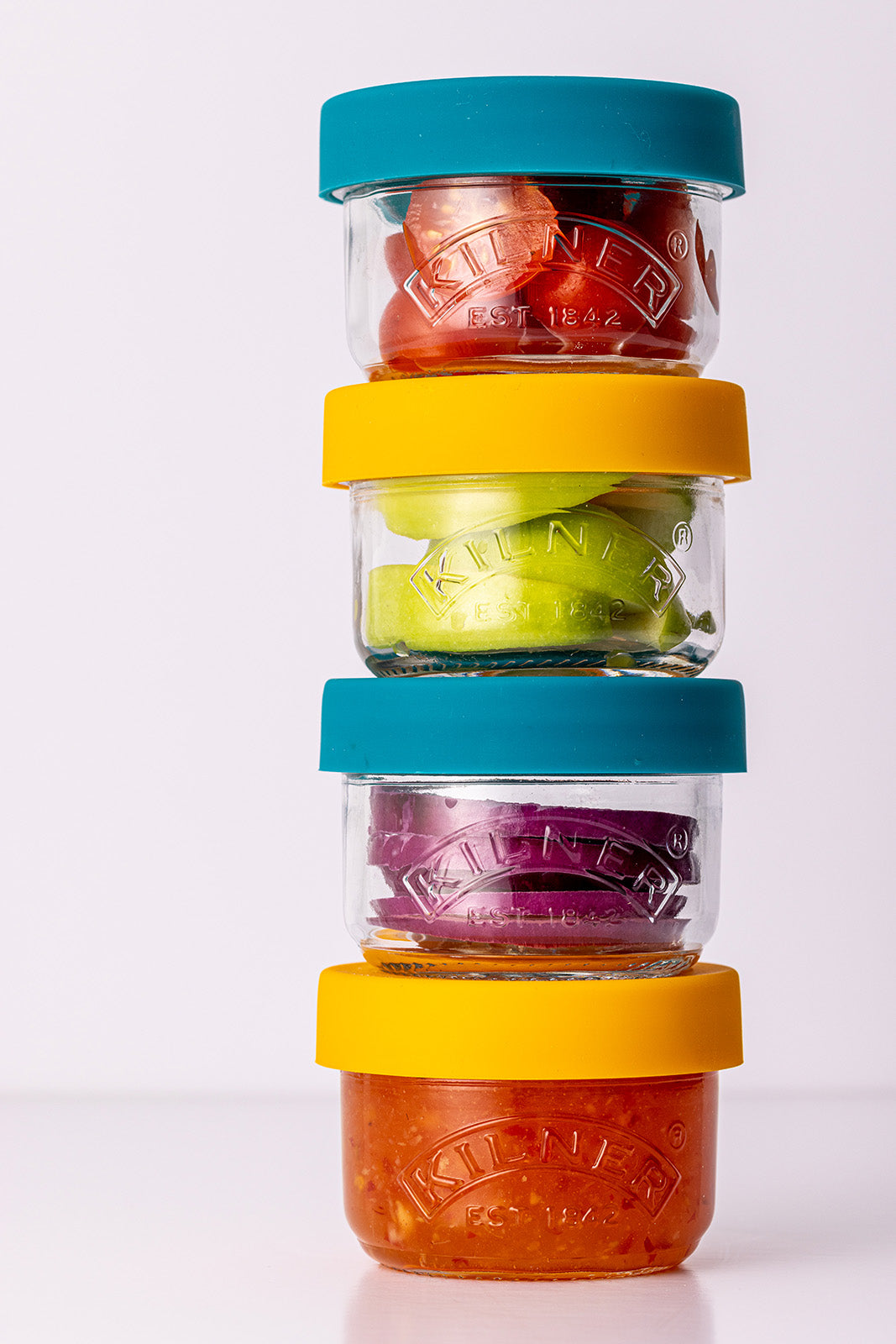 Kilner Storage Kilner Storage Snack & Store Pots – Set of 2 Reusable Glass Food ...