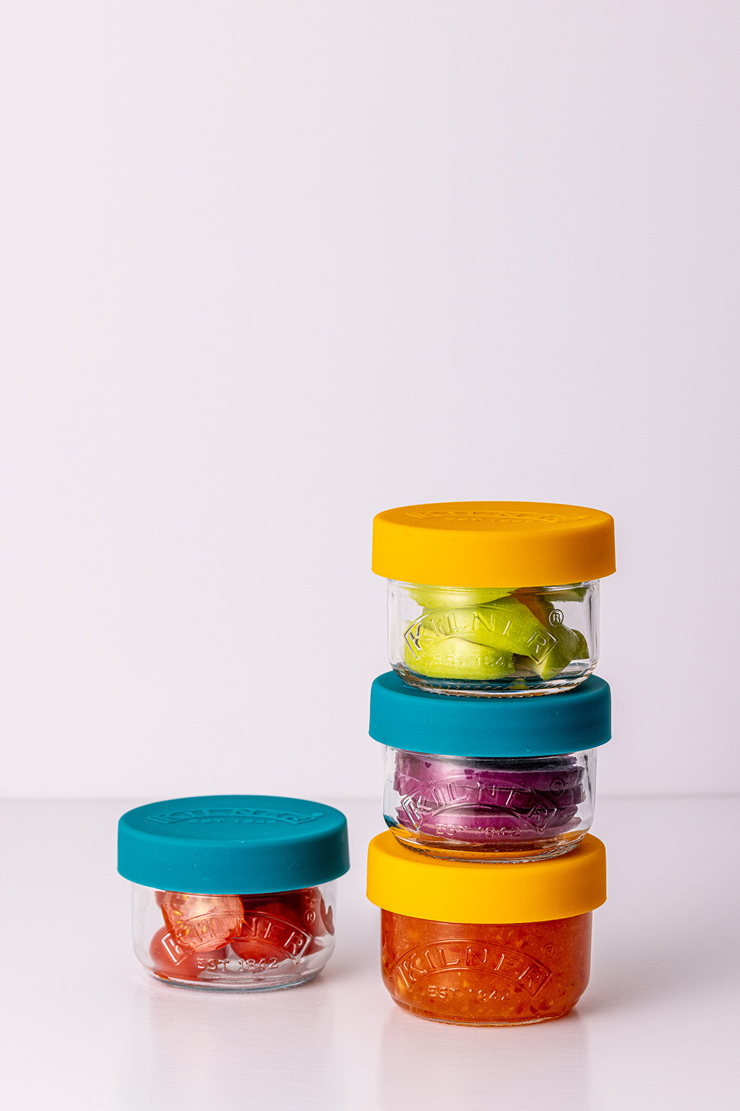 Kilner Storage Kilner Storage Snack & Store Pots – Set of 2 Reusable Glass Food ...