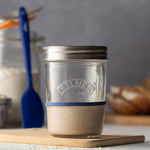 Kilner Sourdough Starter Set, 2 Glass Jars with Spatula and Measuring Markers