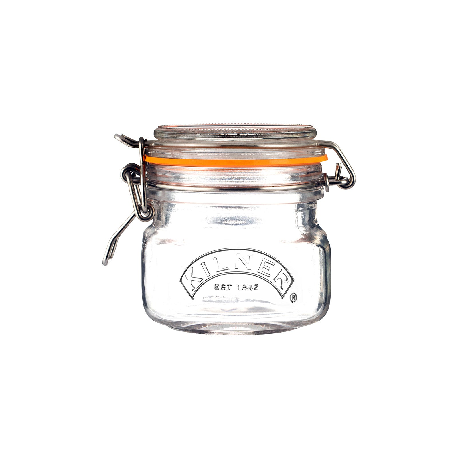 Kilner Square Clip Top Jar for Canning and Food Storage, 8.5 Ounce
