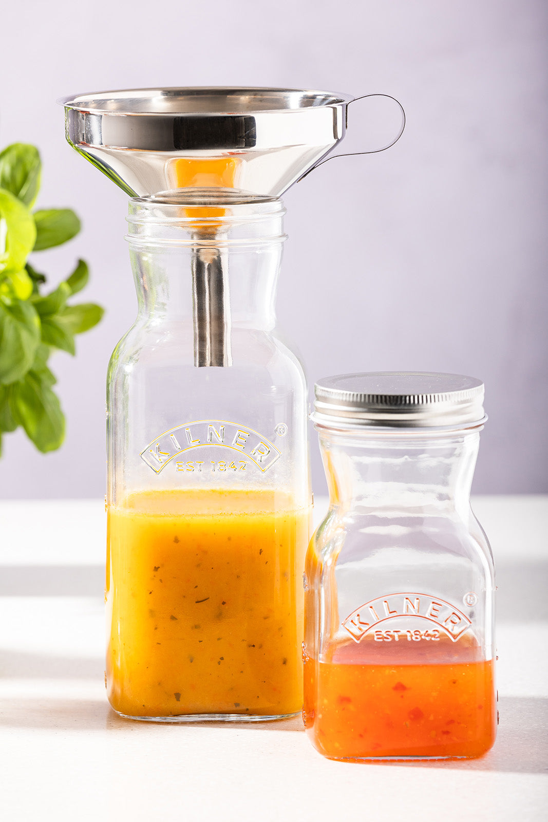 Kilner Juice and Sauce Glass Bottle, 34 Ounce