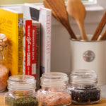 Kilner Square Push Top Storage Jars, Set of 3, 8.5 ounce