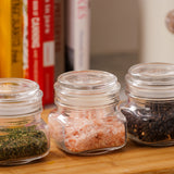 Kilner Square Push Top Storage Jars, Set of 3, 8.5 ounce