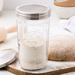 Kilner Sifter Jar Set, 0.5L Glass Baking Shaker with Mesh Lid and Cap