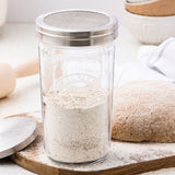 Kilner Sifter Jar Set, 0.5L Glass Baking Shaker with Mesh Lid and Cap