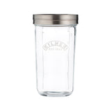 Kilner Sifter Jar Set, 0.5L Glass Baking Shaker with Mesh Lid and Cap