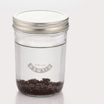 Kilner Food Prep Sprouting Set with Glass Jar and Ceramic Base