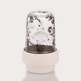 Kilner Food Prep Sprouting Set with Glass Jar and Ceramic Base