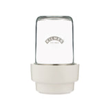 Kilner Food Prep Sprouting Set with Glass Jar and Ceramic Base