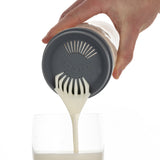 Kilner Kefir Set with Wide Mouth Jar, Silicone Strainer Cap, Stainless Steel Lid, 17 Ounce