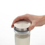 Kilner Kefir Set with Wide Mouth Jar, Silicone Strainer Cap, Stainless Steel Lid, 17 Ounce