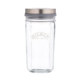 Kilner Kefir Set with Wide Mouth Jar, Silicone Strainer Cap, Stainless Steel Lid, 17 Ounce