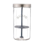 Kilner Fresh Herb Keeper, Glass Herb Storage Jar for Fridge