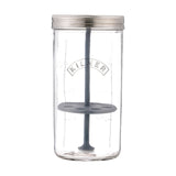 Kilner Fresh Herb Keeper, Glass Herb Storage Jar for Fridge