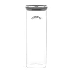 Kilner Fresh Storage Square Jar, Borosilicate Glass Food Container, 67.6 Ounce