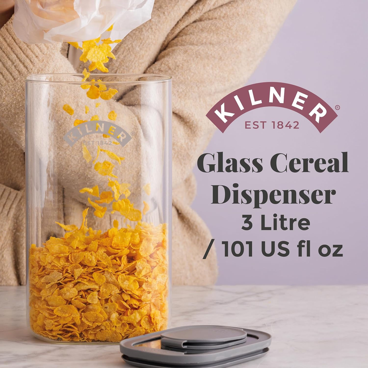 Kilner Fresh Storage Cereal Dispenser