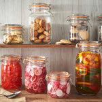 Kilner Square Clip Top Jar for Canning and Food Storage, 2.4 Ounce
