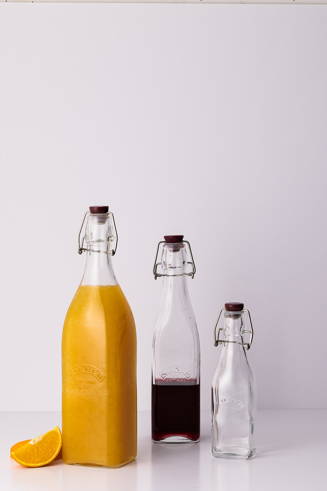 Kilner Square Swing Top Bottle, 34 Ounce