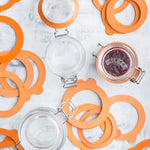 Kilner Rubber Seals for 12, 17, 34, 51, 68 Ounce Clip Top Jars, Set of 6